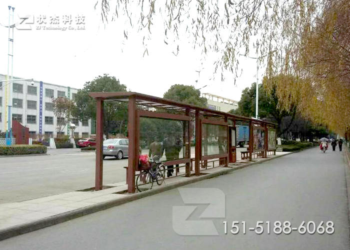 江蘇揚(yáng)州仿古候車亭案例圖片二