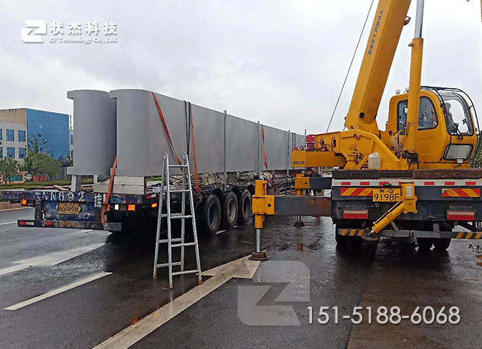 山東臨沂城市現(xiàn)代候車(chē)亭安裝完成-圖片4