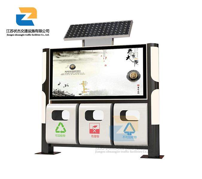 不銹鋼四分類廣告垃圾箱原來有這么多的優(yōu)點而且綠色環(huán)保！