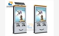 為什么現(xiàn)在都喜歡用太陽能廣告垃圾箱？